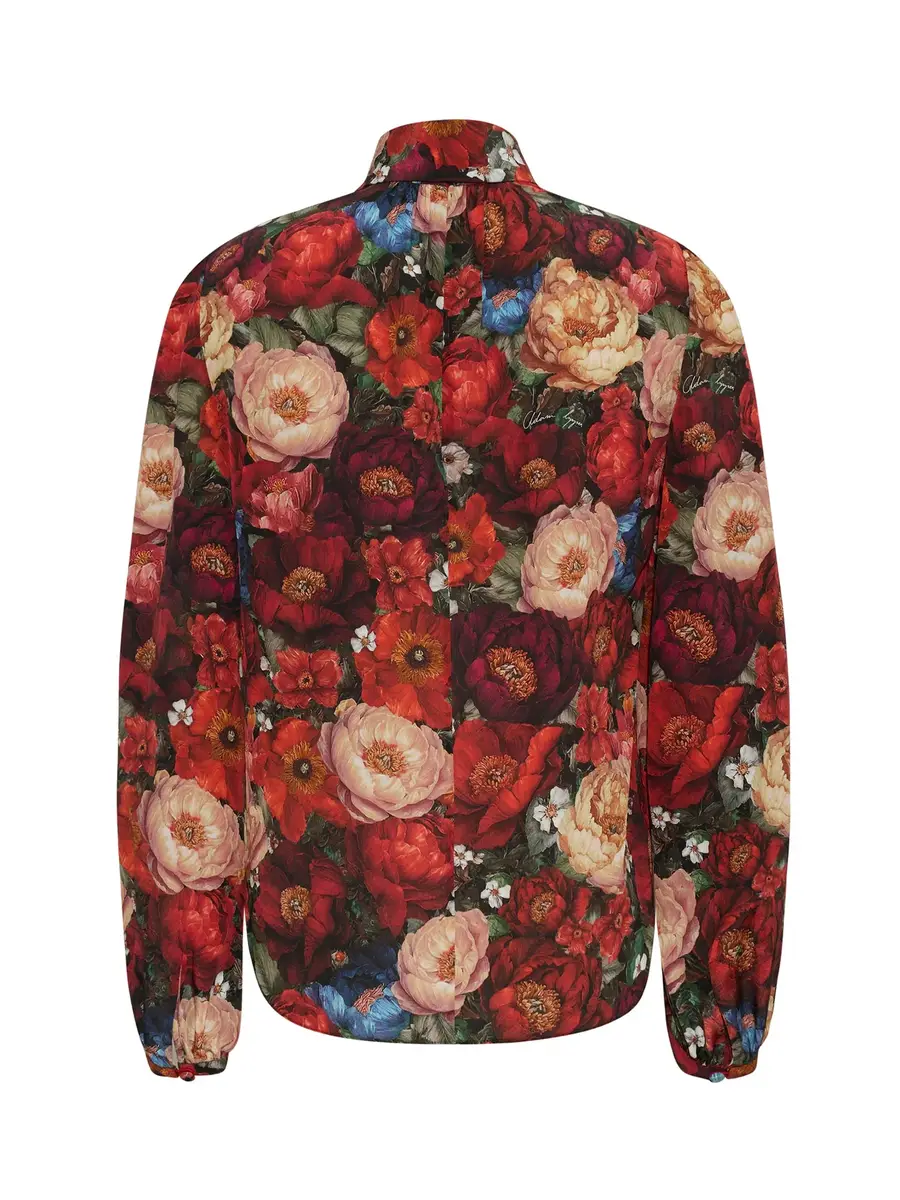 Adam Lippes Joan Floral Crêpe de Chine Top | Thumbnail 2 Adam Lippes Joan Floral Crêpe de Chine Top | Thumbnail 2