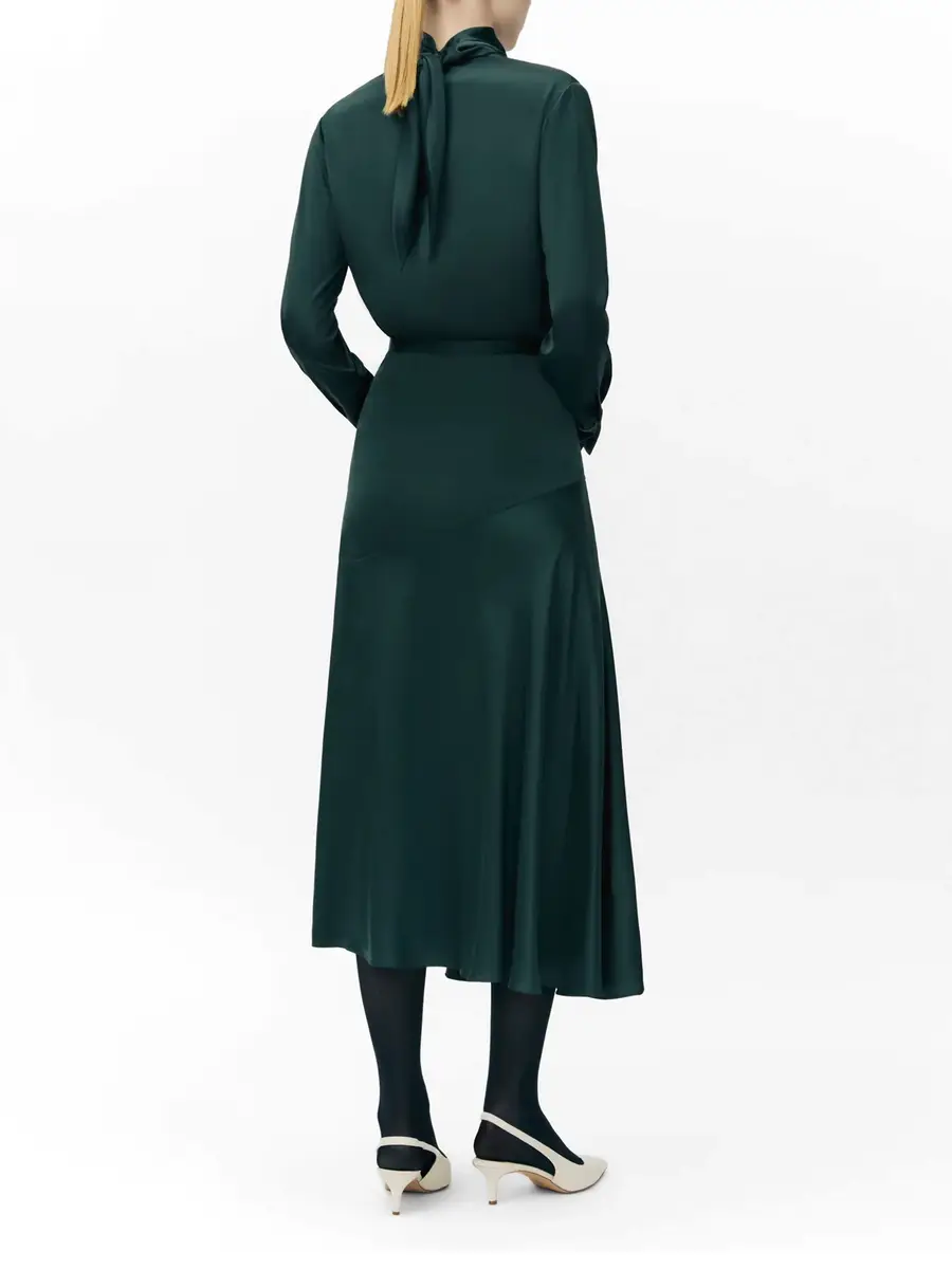 Adam Lippes Tess Silk Midi Skirt | Thumbnail 5 Adam Lippes Tess Silk Midi Skirt | Thumbnail 5