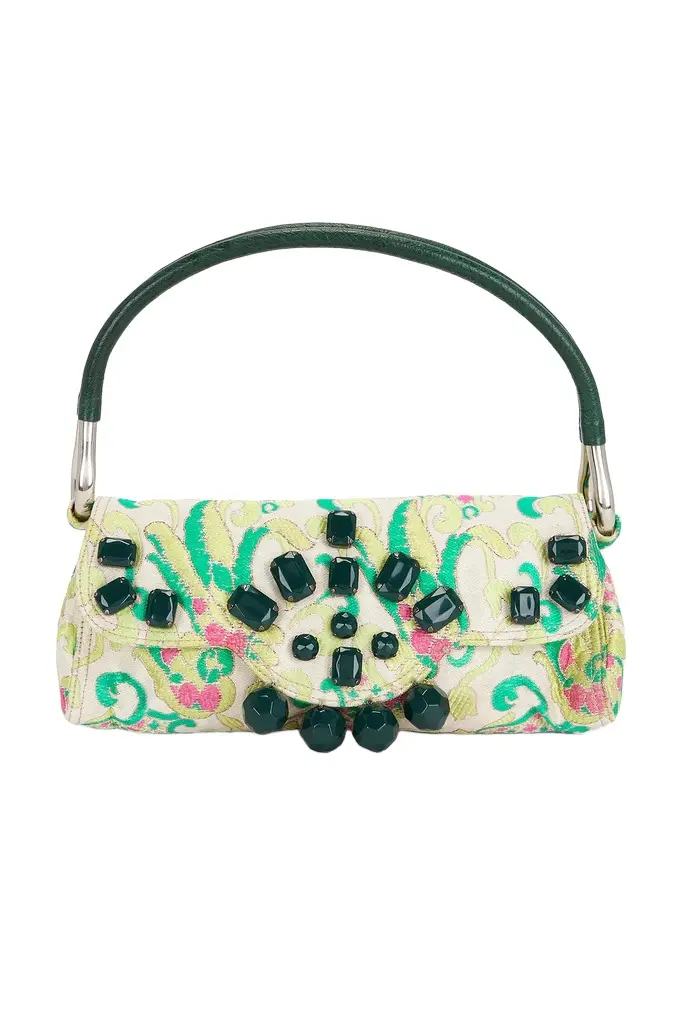Prada Bouquet Castoni Swing Shoulder Bag