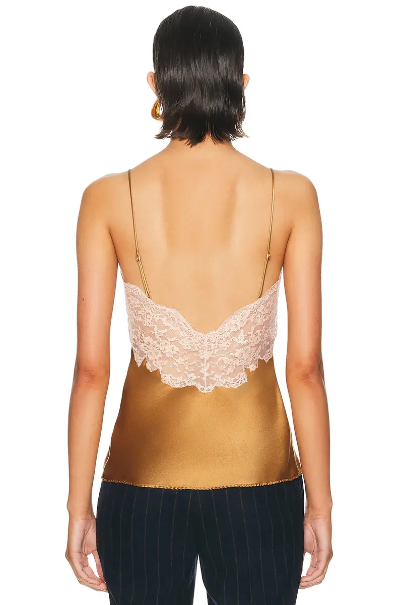 Saint Laurent Lace Camisole Top | Thumbnail 3 Saint Laurent Lace Camisole Top | Thumbnail 3