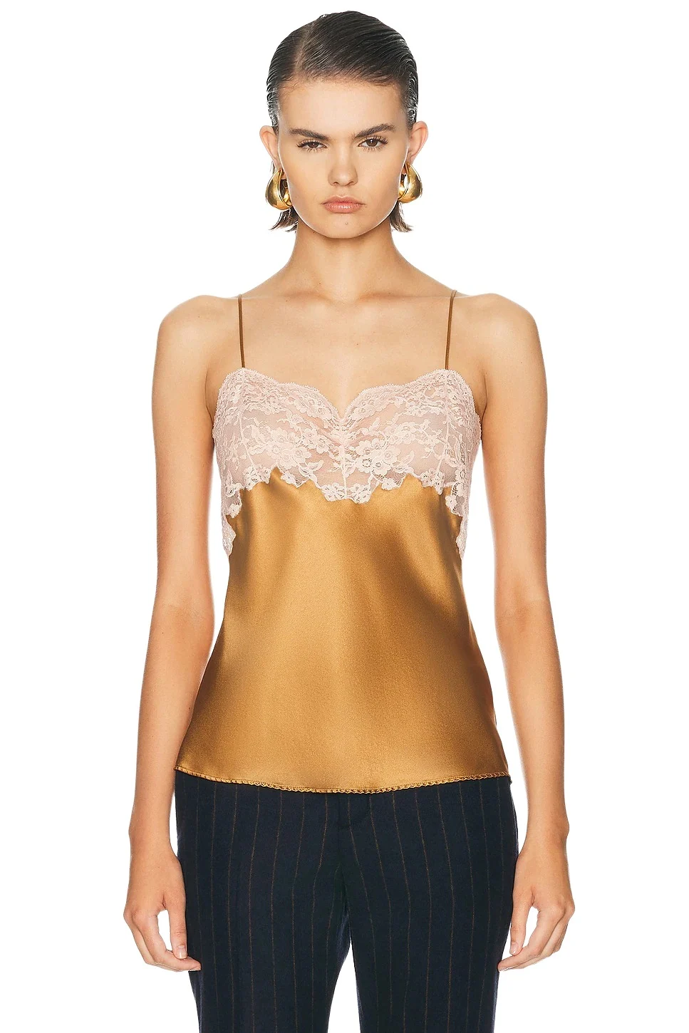 Saint Laurent Lace Camisole Top