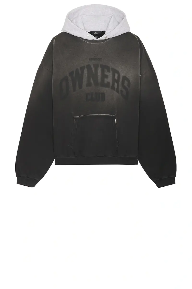 Represent Owners Contrast Hoodie | Thumbnail 4