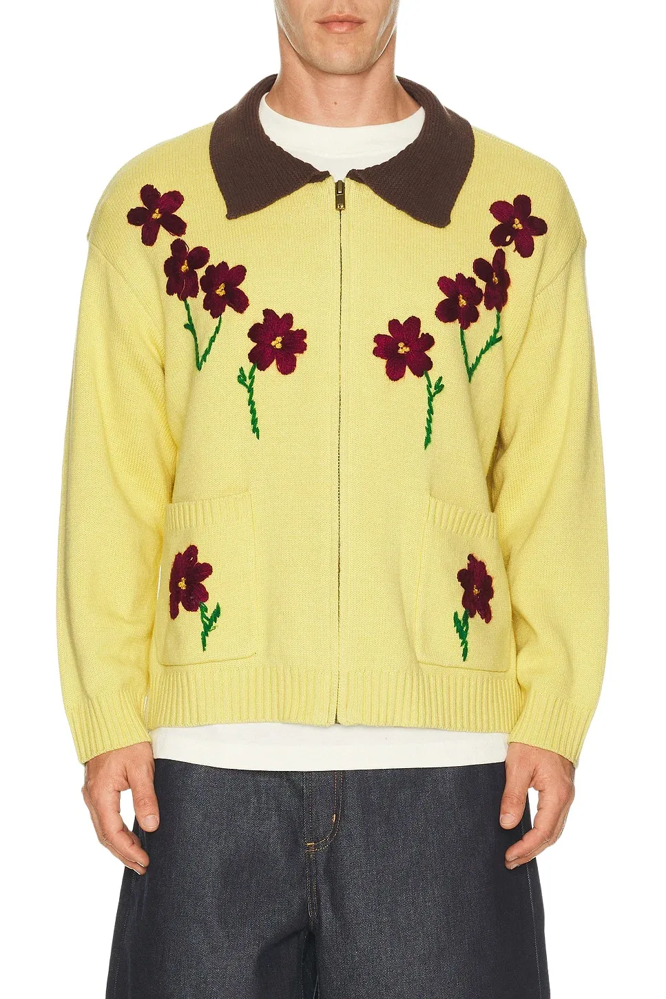 Found Floral Sun Knit Sweater