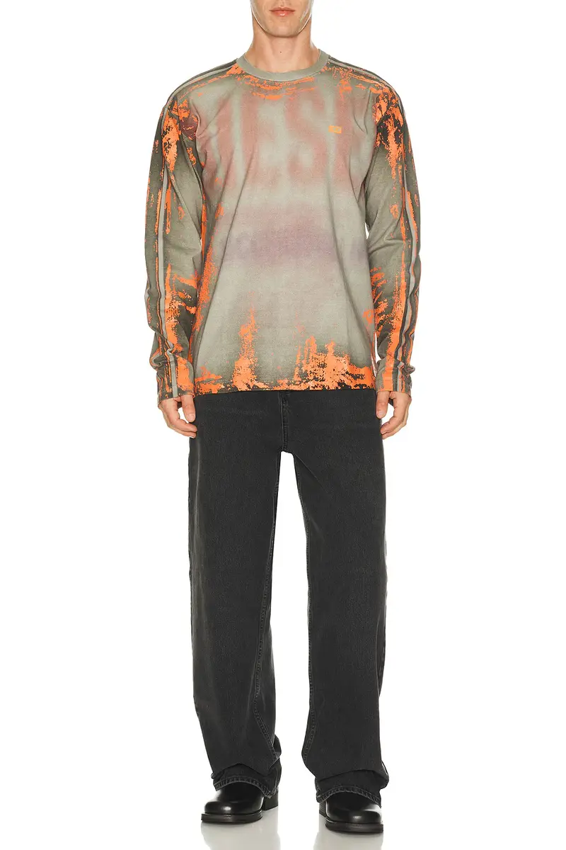Diesel T Filmy Long Sleeve T-Shirt | Thumbnail 3 Diesel T Filmy Long Sleeve T-Shirt | Thumbnail 3