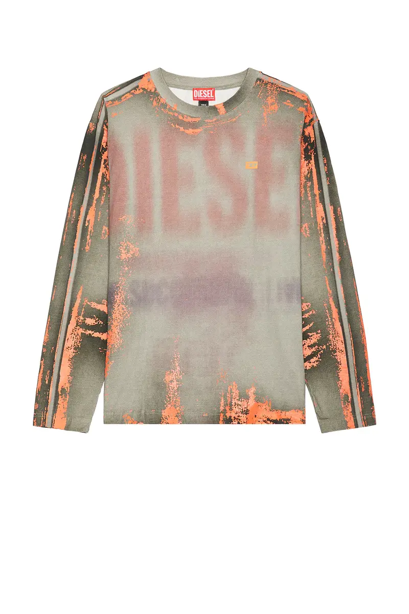 Diesel T Filmy Long Sleeve T-Shirt | Thumbnail 4 Diesel T Filmy Long Sleeve T-Shirt | Thumbnail 4