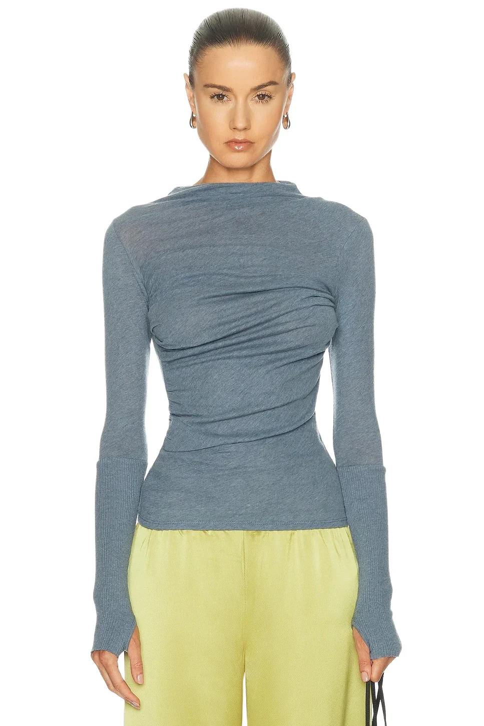 Cashmere Jersey Twist Top