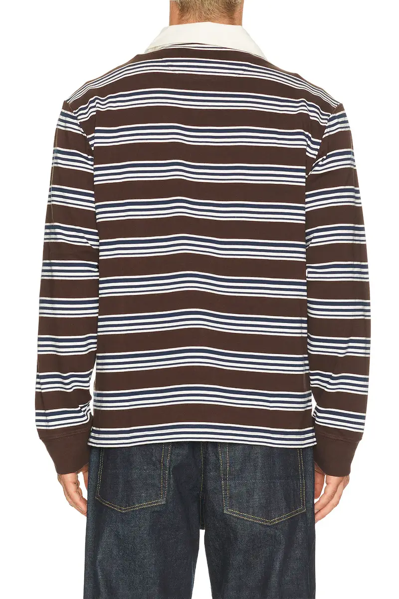 Corridor Mini Stripe Long Sleeve Rugby | Thumbnail 2