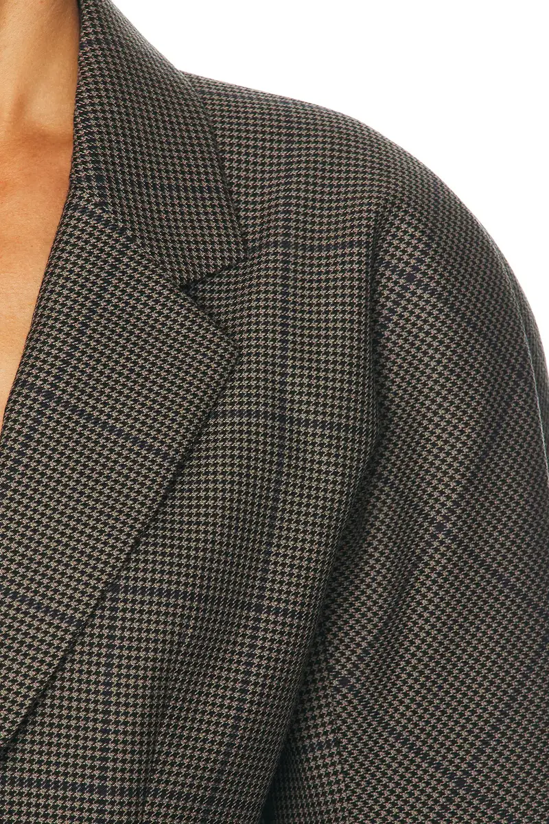 Mugler Grid Wool Jacket | Thumbnail 5 Mugler Grid Wool Jacket | Thumbnail 5