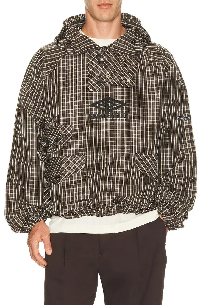 UMBRO Check Smock Anorak