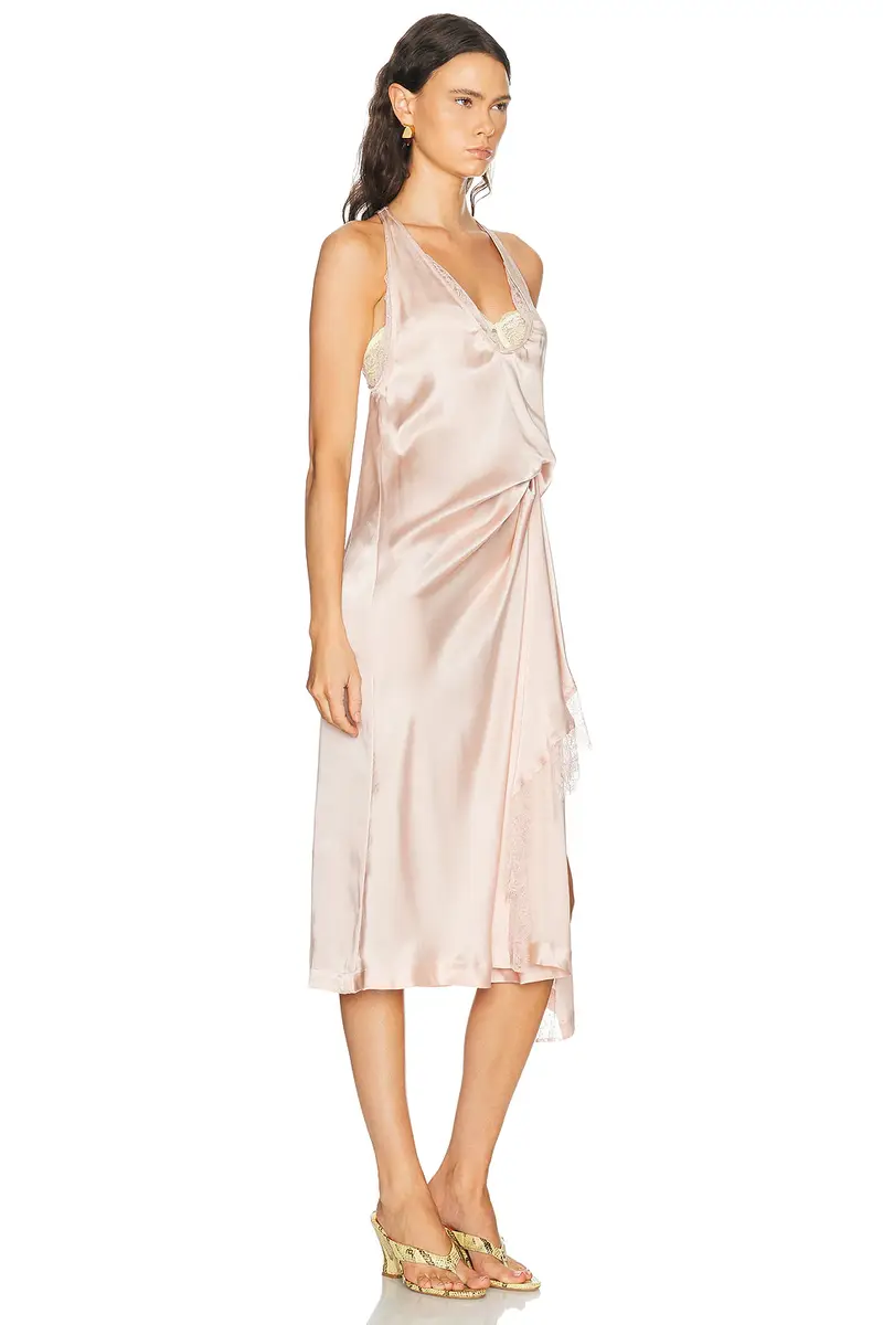 Maison Margiela Lace Slip Midi Dress | Thumbnail 2 Maison Margiela Lace Slip Midi Dress | Thumbnail 2