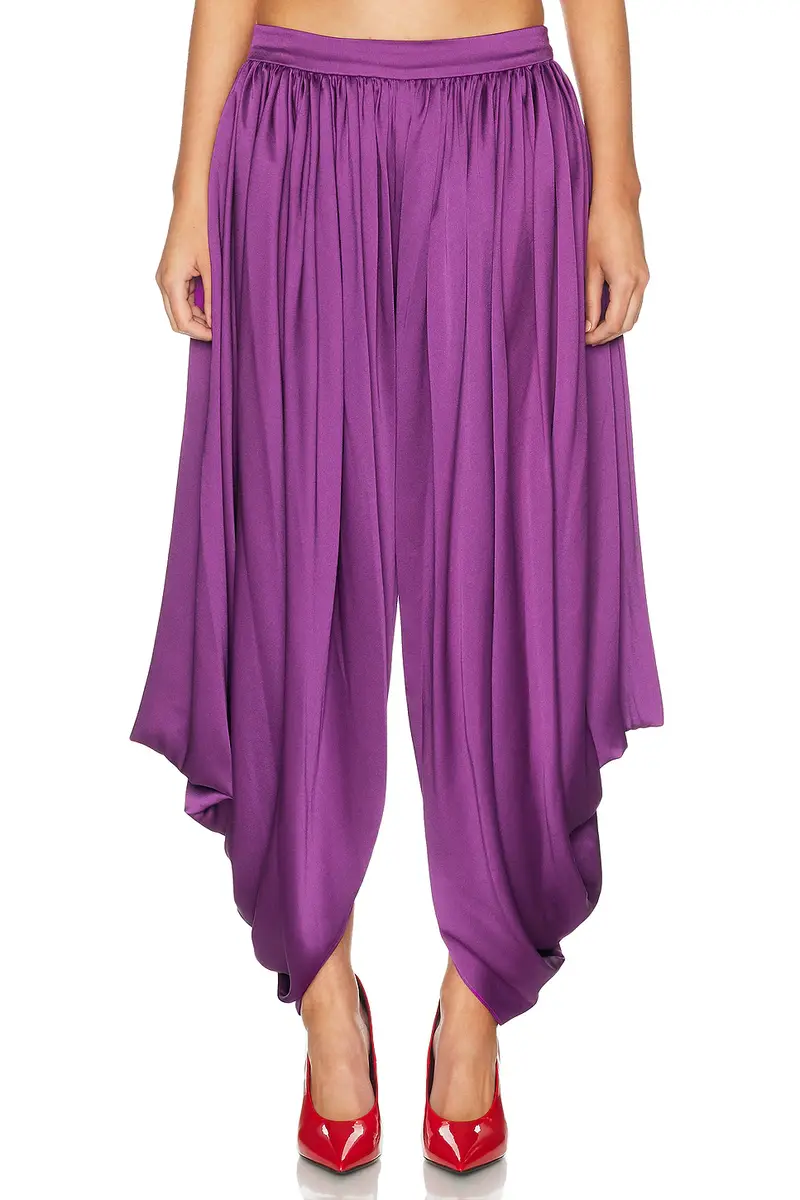 Burc Akyol Satin Sultan Trouser | Thumbnail 2 Burc Akyol Satin Sultan Trouser | Thumbnail 2