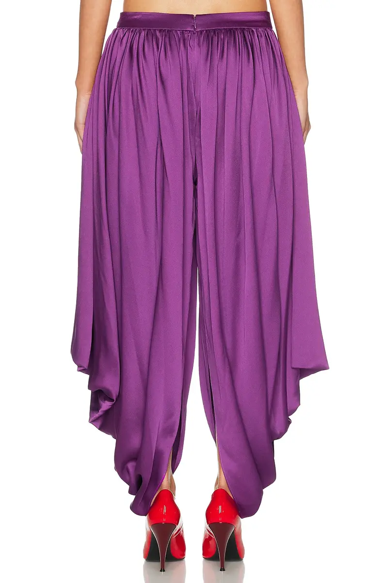 Burc Akyol Satin Sultan Trouser | Thumbnail 5 Burc Akyol Satin Sultan Trouser | Thumbnail 5