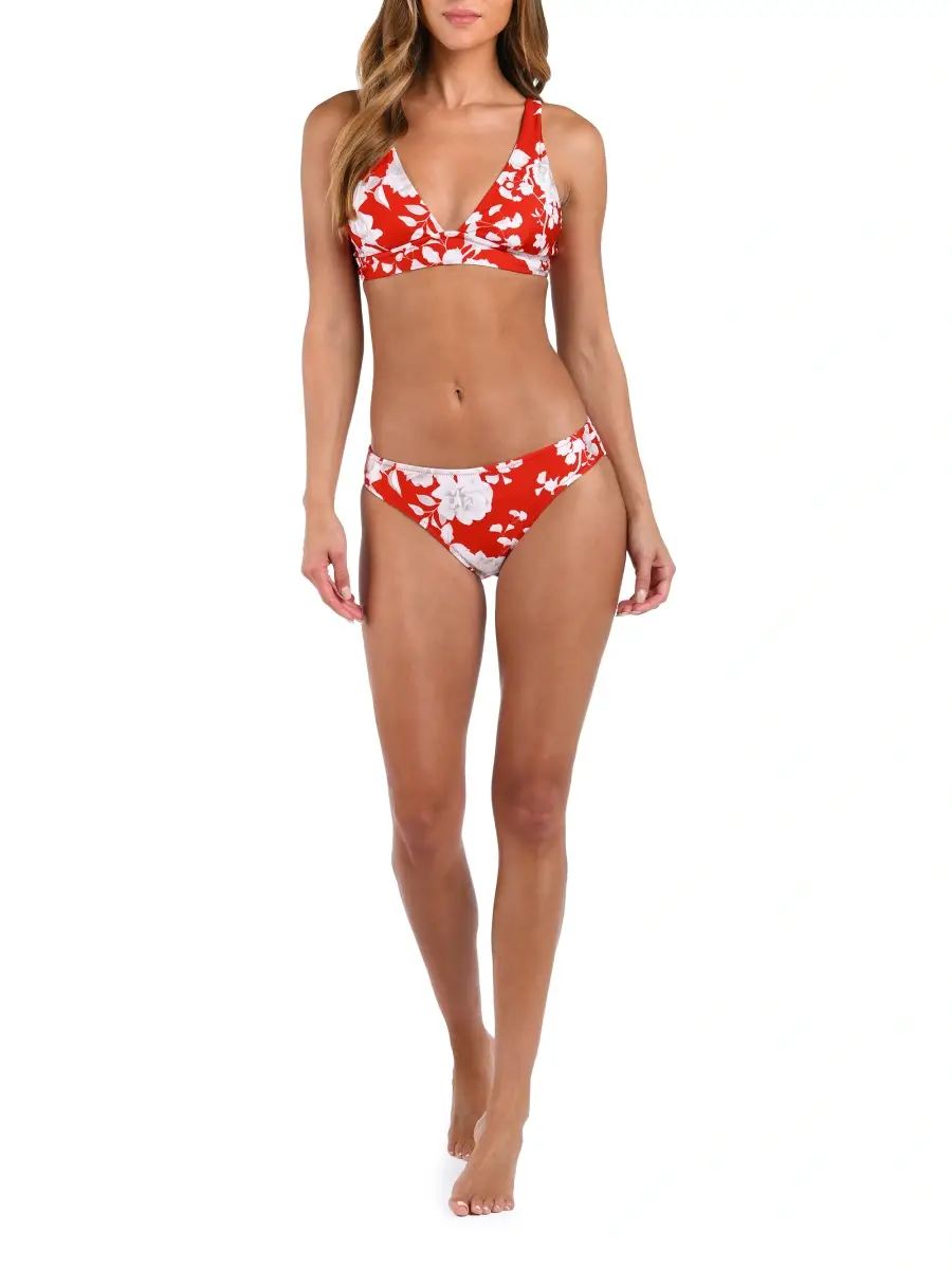 L'Agence Women's Ikebana Rose Nicole Bikini Bottom | Thumbnail 2 L'Agence Women's Ikebana Rose Nicole Bikini Bottom | Thumbnail 2