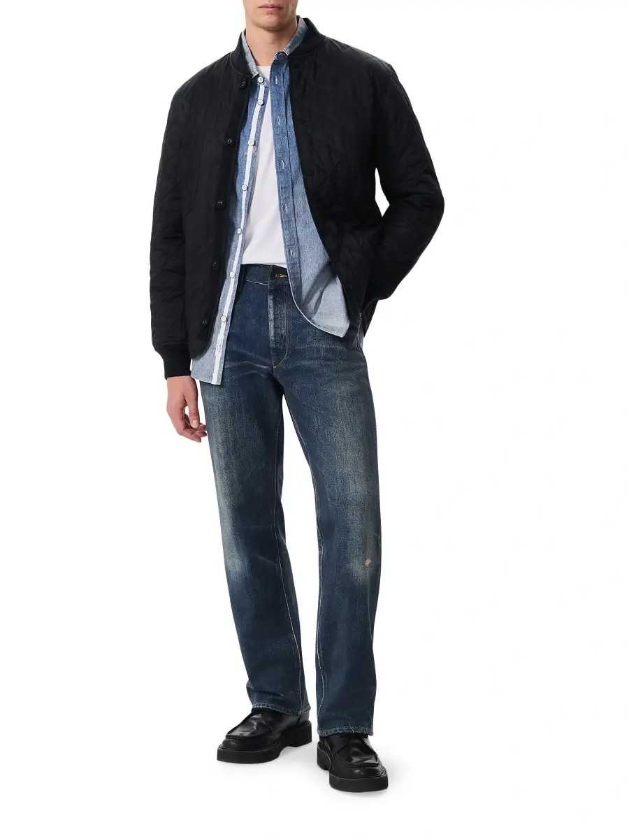 rag & bone Men's Miramar Denim Straight-Leg Sweatpants | Thumbnail 2 rag & bone Men's Miramar Denim Straight-Leg Sweatpants | Thumbnail 2