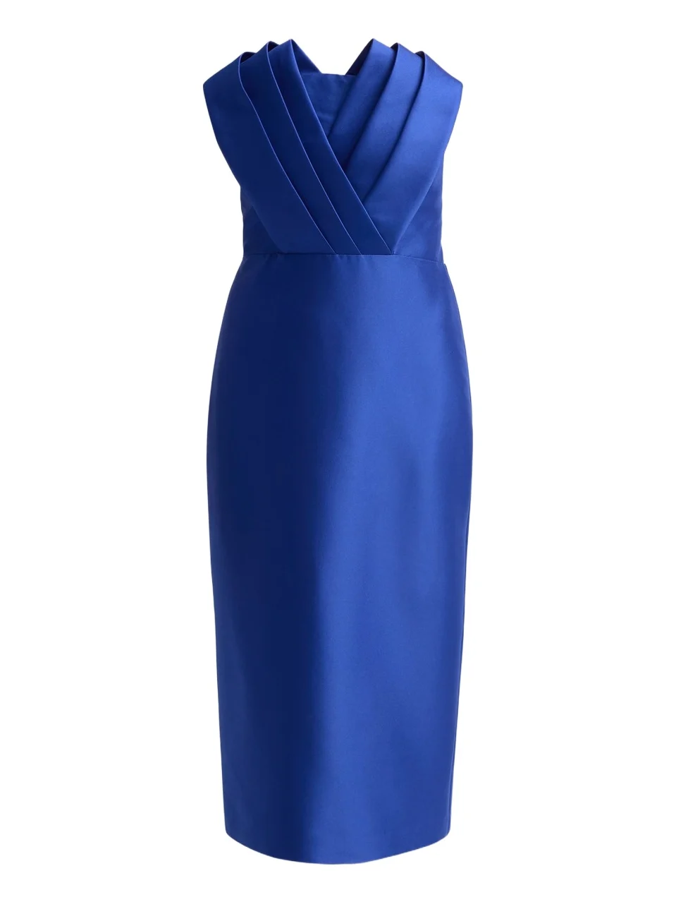 Women's Pleated Satin Cocktail Dress Women's Pleated Satin Cocktail Dress