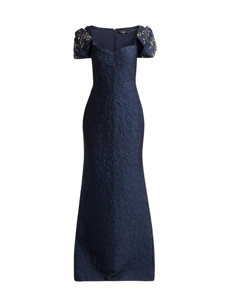 Women's Jacquard Sweetheart A-Line Gown Women's Jacquard Sweetheart A-Line Gown