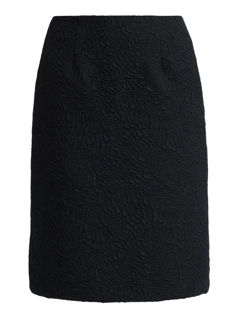 Teri Jon by Rickie Freeman Women's Jacquard Knee-Length Skirt