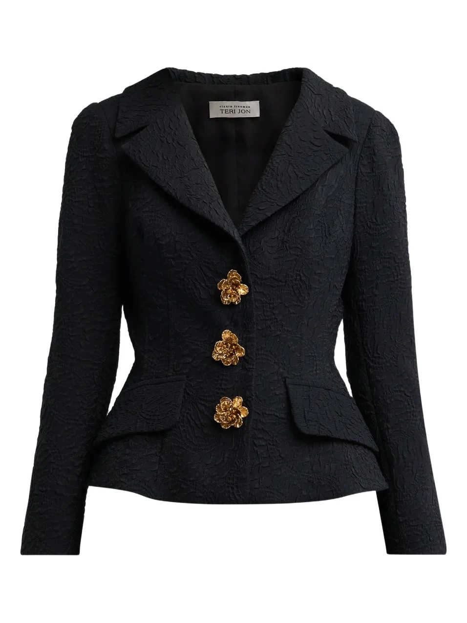 Women's Notch Lapel Jacquard Jacket Women's Notch Lapel Jacquard Jacket