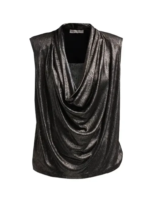 Women's Camila Metallic Drape Top Women's Camila Metallic Drape Top