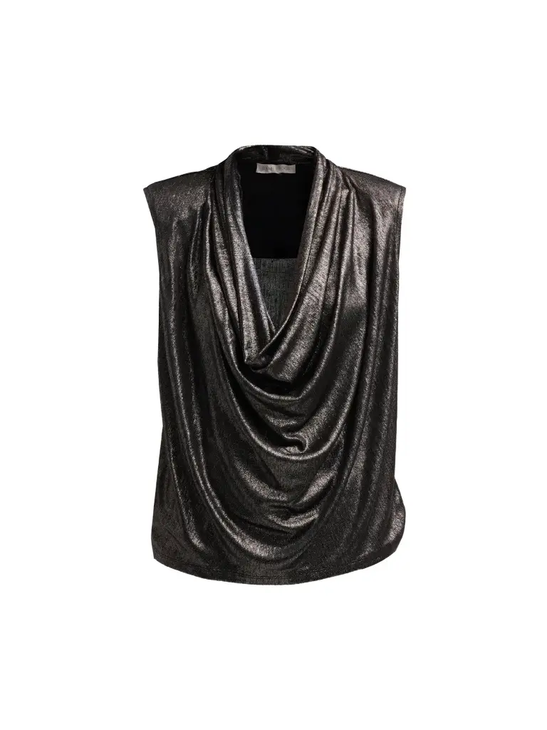 Ramy Brook Women's Camila Metallic Drape Top