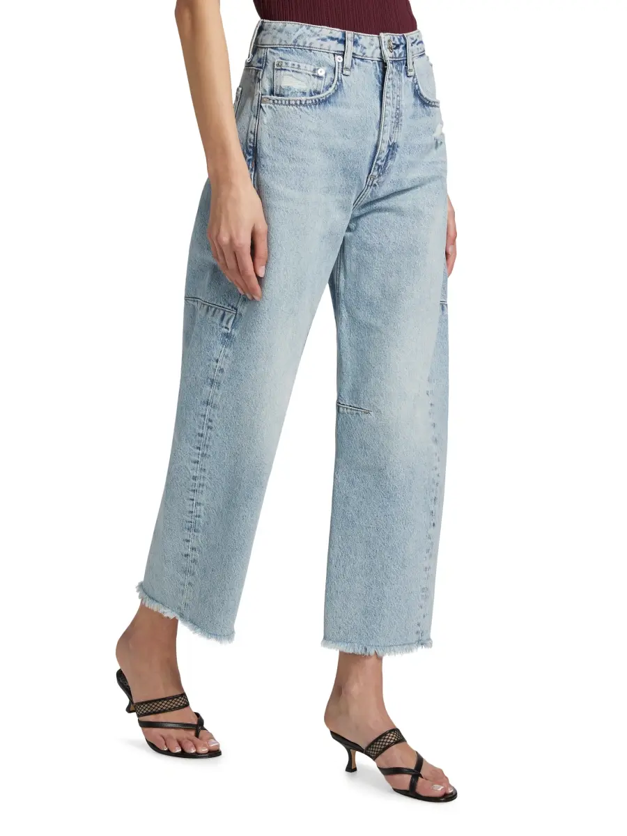 rag & bone Women's Charlie High-Rise Barrel Jeans | Thumbnail 4 rag & bone Women's Charlie High-Rise Barrel Jeans | Thumbnail 4