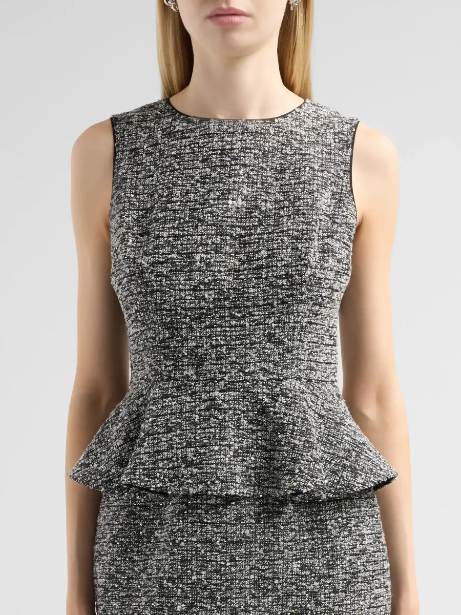 Milly Women's Piper Tweed Mini Dress | Thumbnail 5 Milly Women's Piper Tweed Mini Dress | Thumbnail 5