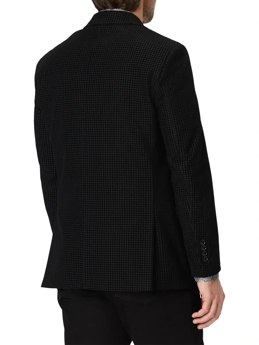 Robert Graham Men's Somerton Houndstooth Velvet Sport Coat | Thumbnail 3