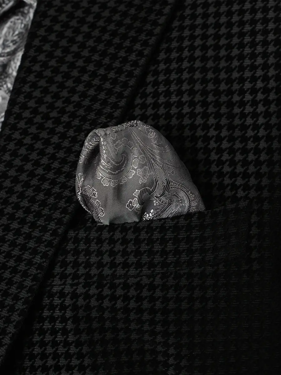 Robert Graham Men's Somerton Houndstooth Velvet Sport Coat | Thumbnail 4