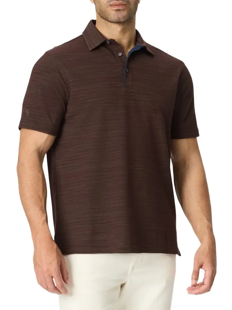 Robert Graham Men's Bogner Knit Polo Shirt
