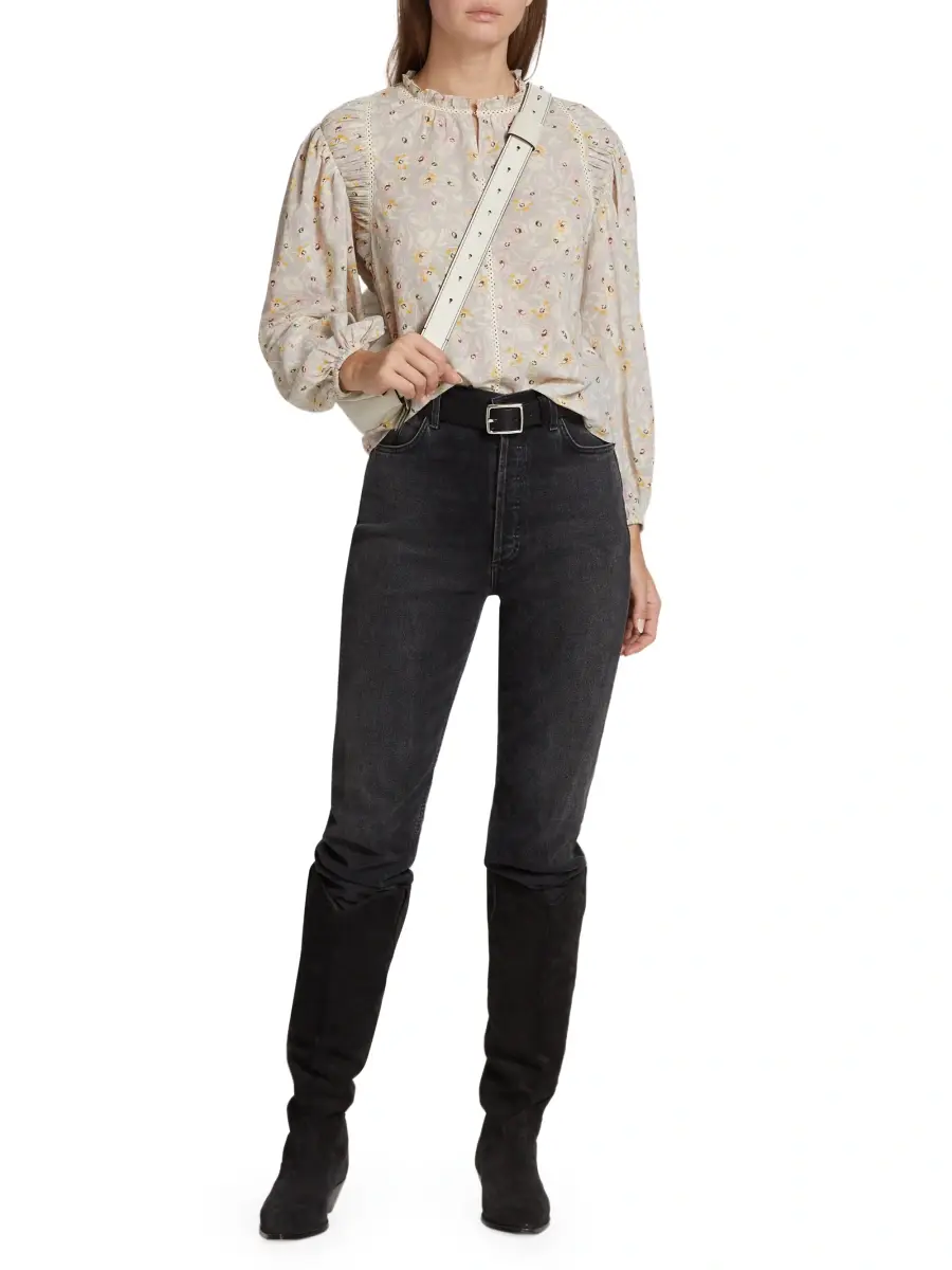 the westside Women's Delaney Lace-Detail Top | Thumbnail 2