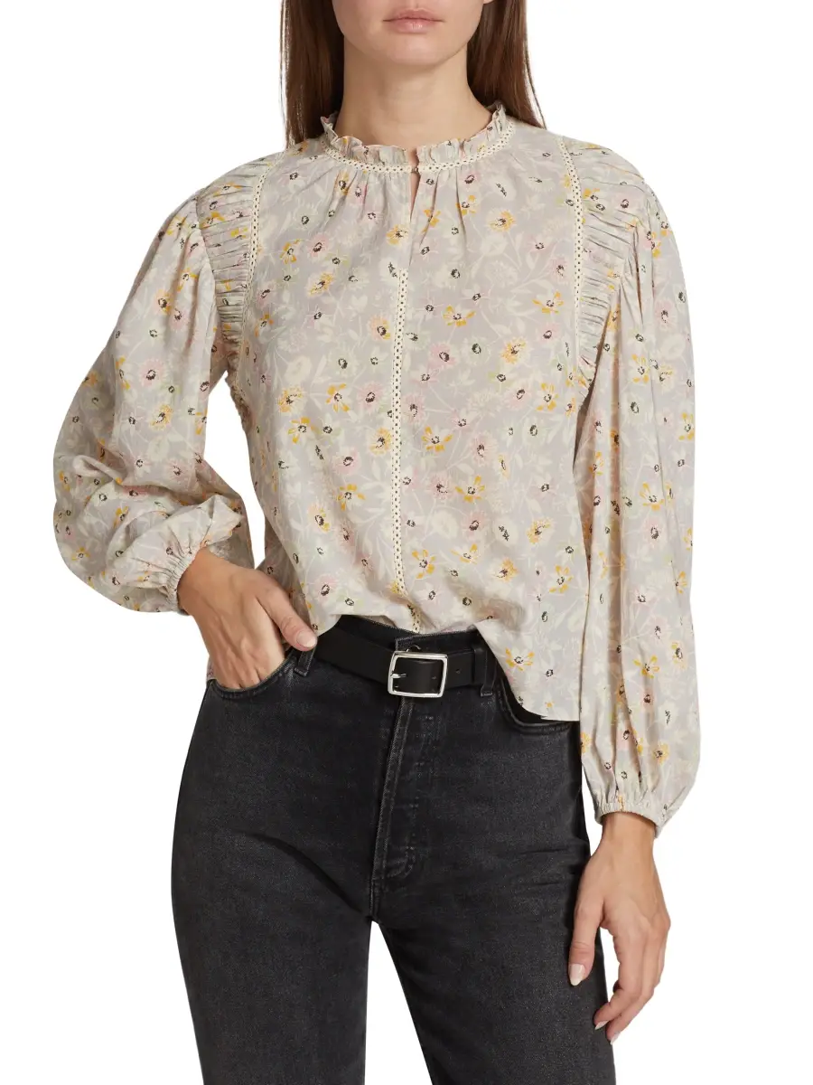 the westside Women's Delaney Lace-Detail Top | Thumbnail 3