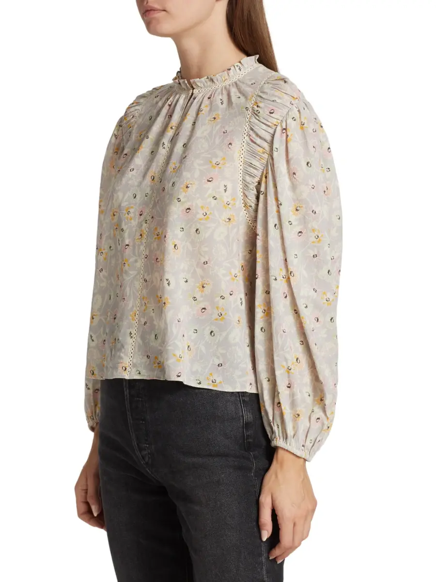 the westside Women's Delaney Lace-Detail Top | Thumbnail 4