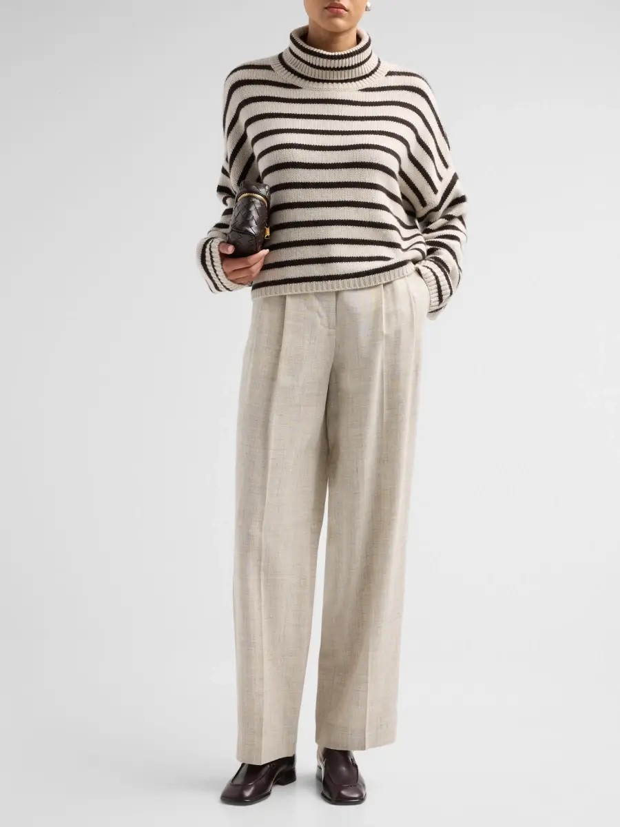 Lisa Yang Women's Zerlina Striped Cashmere Sweater | Thumbnail 2 Lisa Yang Women's Zerlina Striped Cashmere Sweater | Thumbnail 2