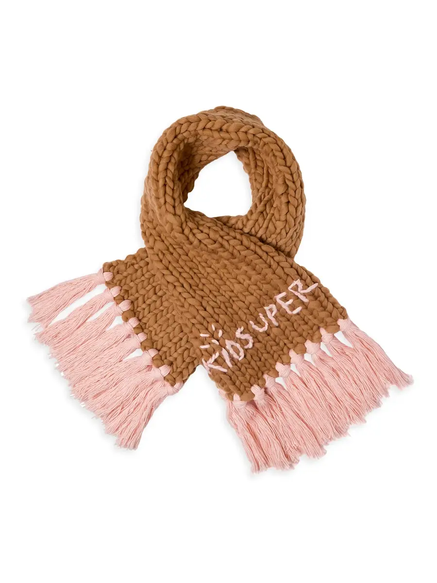 KidSuper Men's Hand Knit Chunky Scarf | Thumbnail 2 KidSuper Men's Hand Knit Chunky Scarf | Thumbnail 2