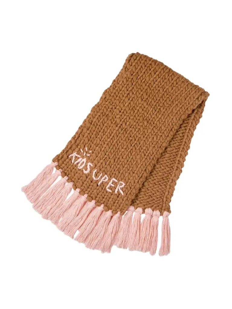 KidSuper Men's Hand Knit Chunky Scarf