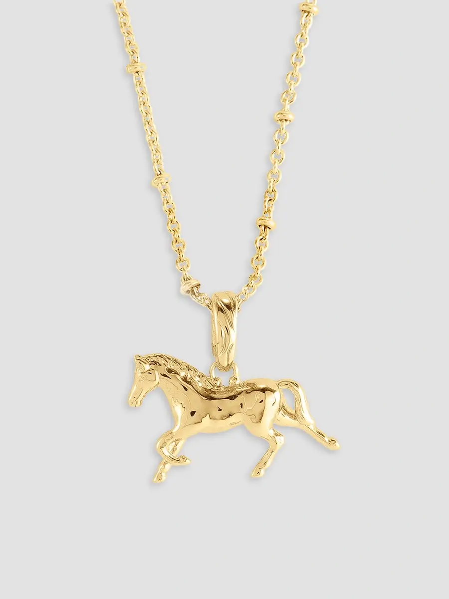 Anabel Aram Women's Cheval 18K-Gold-Plated Horse Charm | Thumbnail 2