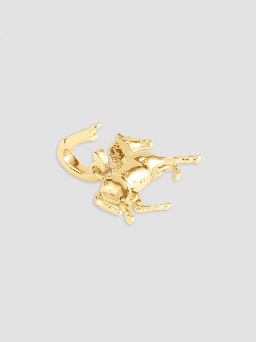 Anabel Aram Women's Cheval 18K-Gold-Plated Horse Charm | Thumbnail 4