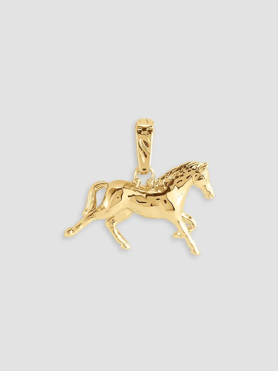 Anabel Aram Women's Cheval 18K-Gold-Plated Horse Charm | Thumbnail 5