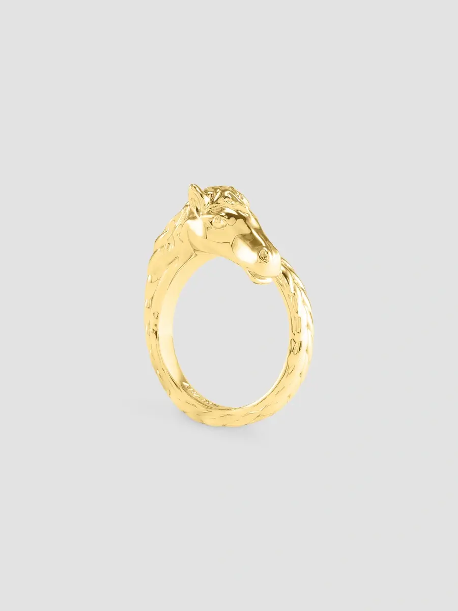 Anabel Aram Women's 18K-Gold-Plated Horse Ring | Thumbnail 3 Anabel Aram Women's 18K-Gold-Plated Horse Ring | Thumbnail 3