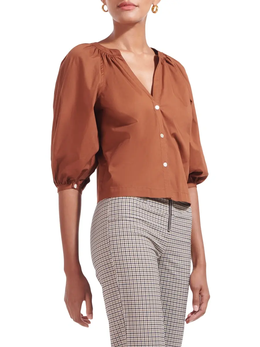 Staud Women's Dill Poplin Top | Thumbnail 4 Staud Women's Dill Poplin Top | Thumbnail 4