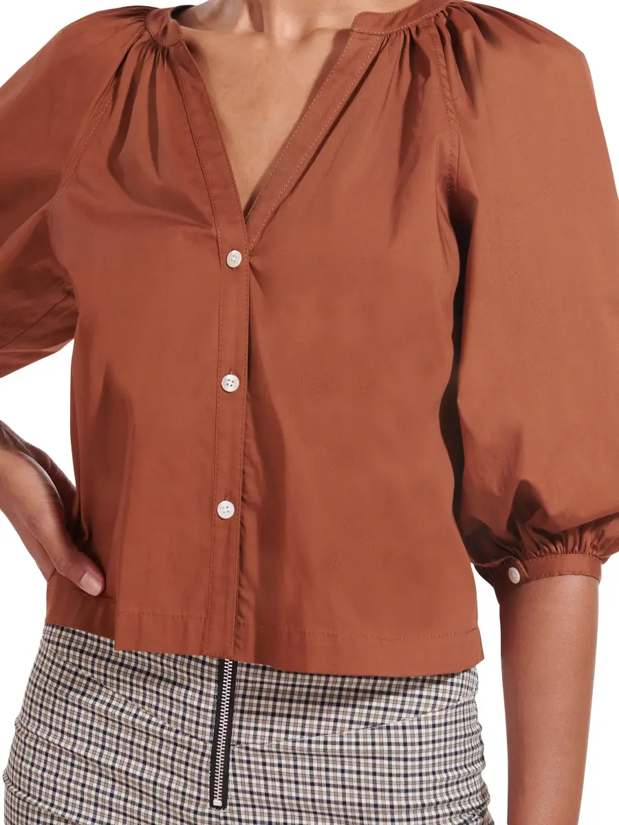 Staud Women's Dill Poplin Top | Thumbnail 6 Staud Women's Dill Poplin Top | Thumbnail 6
