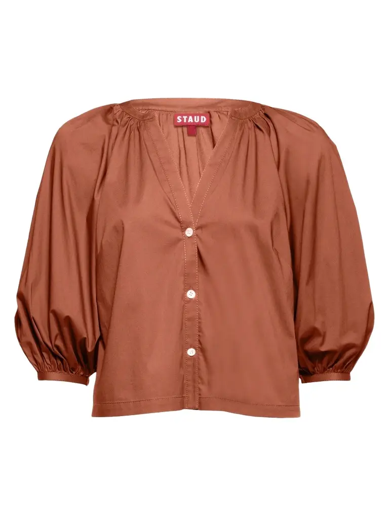 Women's Dill Poplin Top Women's Dill Poplin Top