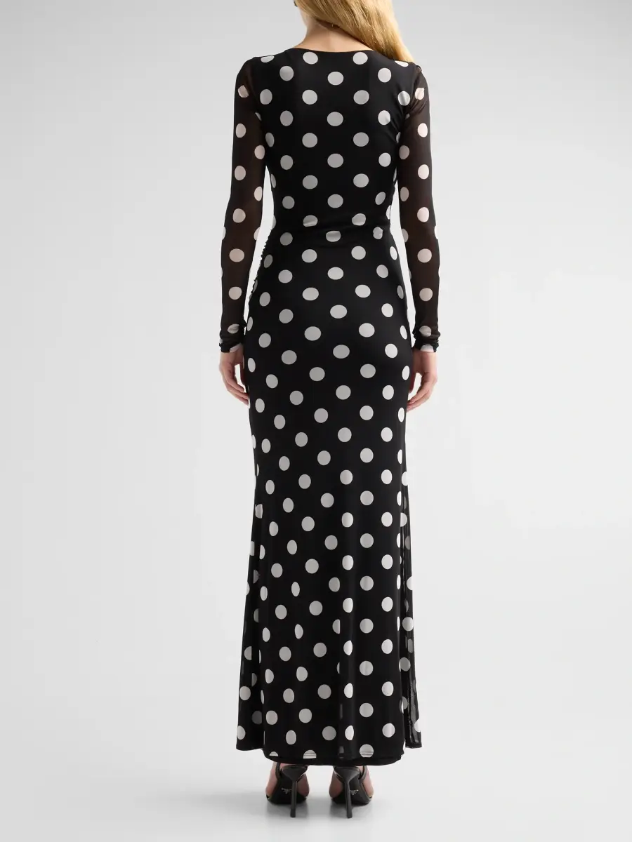 BLACK HALO Women's Lazul Polka Dot Maxi Dress | Thumbnail 3 BLACK HALO Women's Lazul Polka Dot Maxi Dress | Thumbnail 3