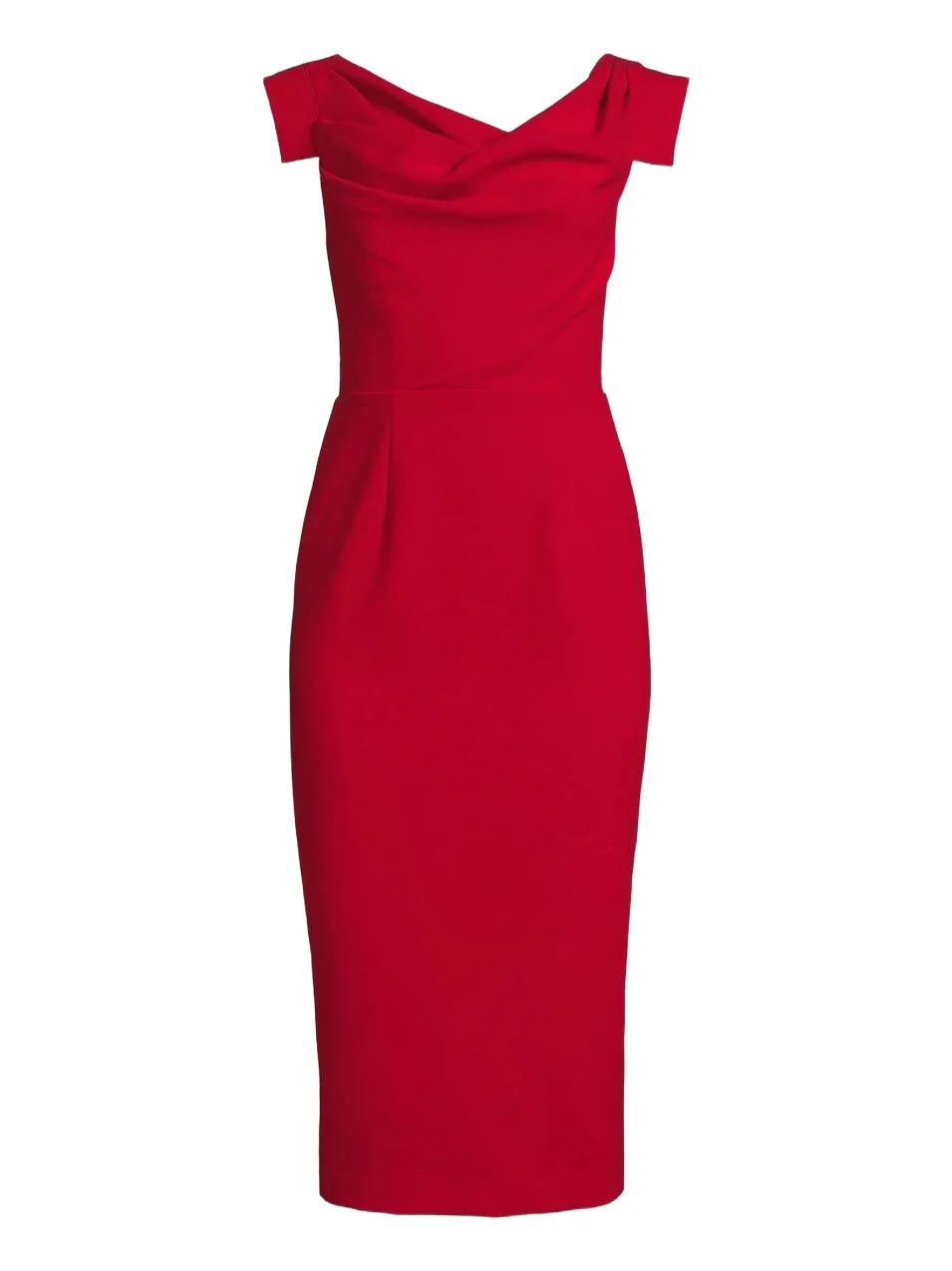 Women's Jacqueline Stretch Crepe Midi-Dress Women's Jacqueline Stretch Crepe Midi-Dress