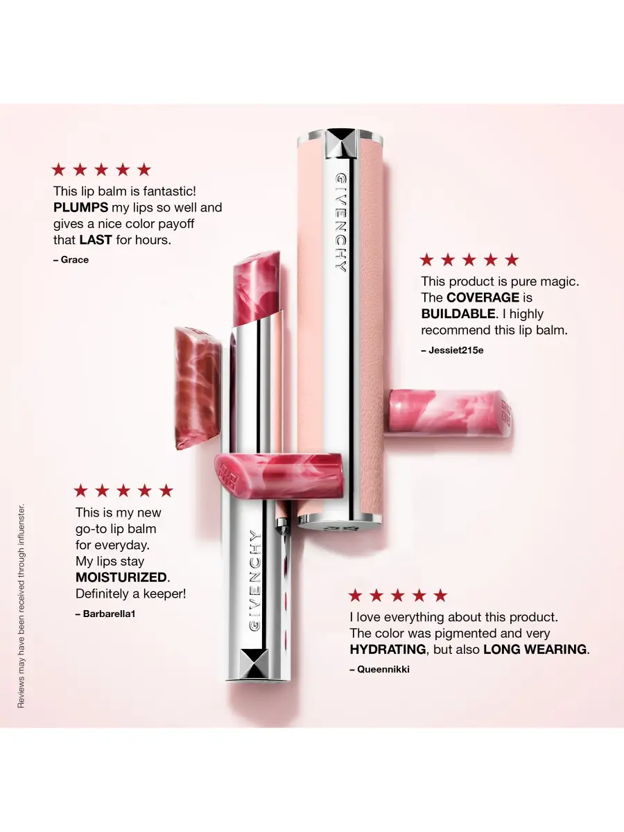 Givenchy Women's Rose Perfecto Plumping Lip Balm 24H Hydration | Thumbnail 7 Givenchy Women's Rose Perfecto Plumping Lip Balm 24H Hydration | Thumbnail 7