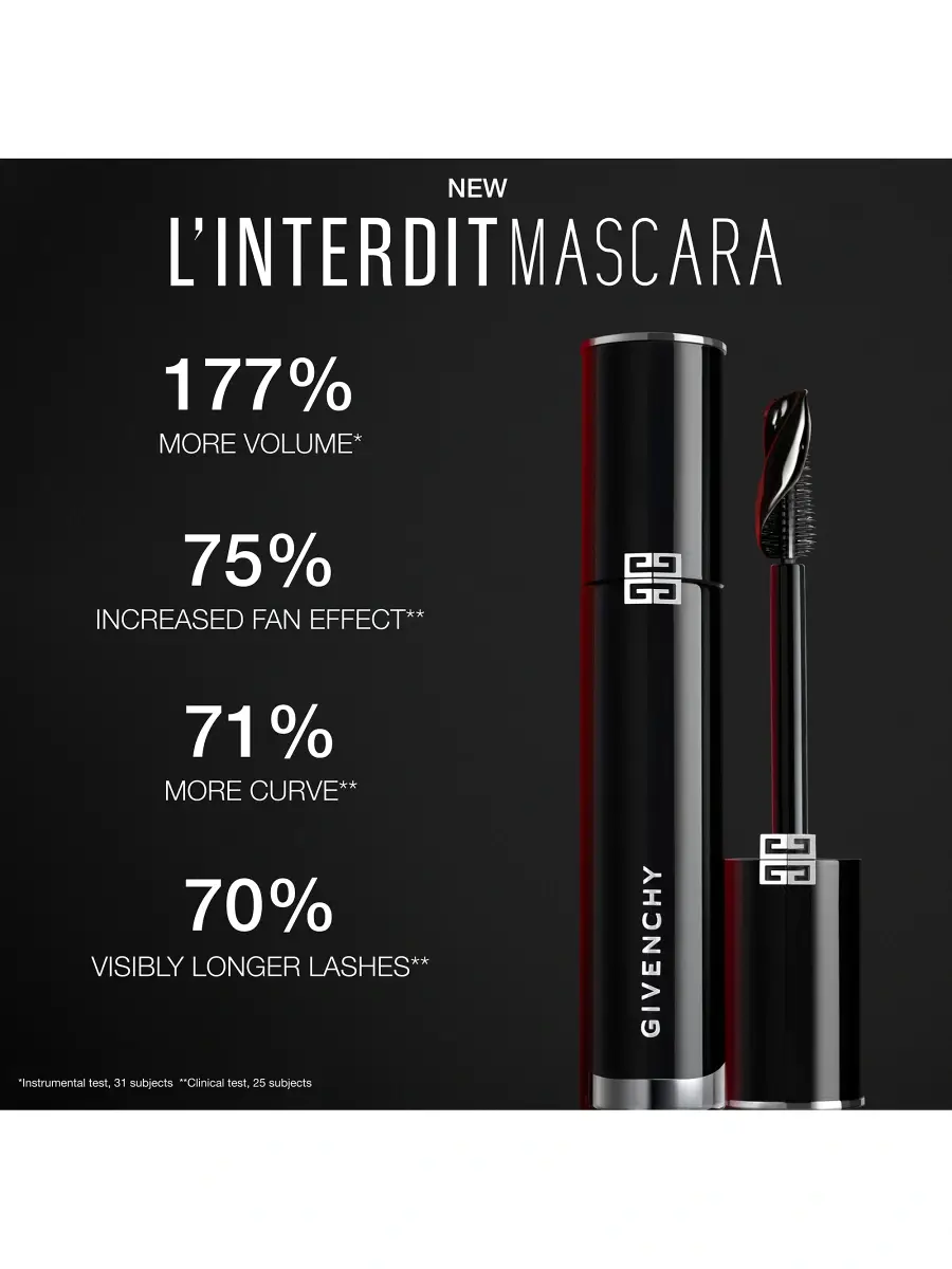 Givenchy Women's L'Interdit Volumizing & Lengthening Mascara | Thumbnail 5 Givenchy Women's L'Interdit Volumizing & Lengthening Mascara | Thumbnail 5