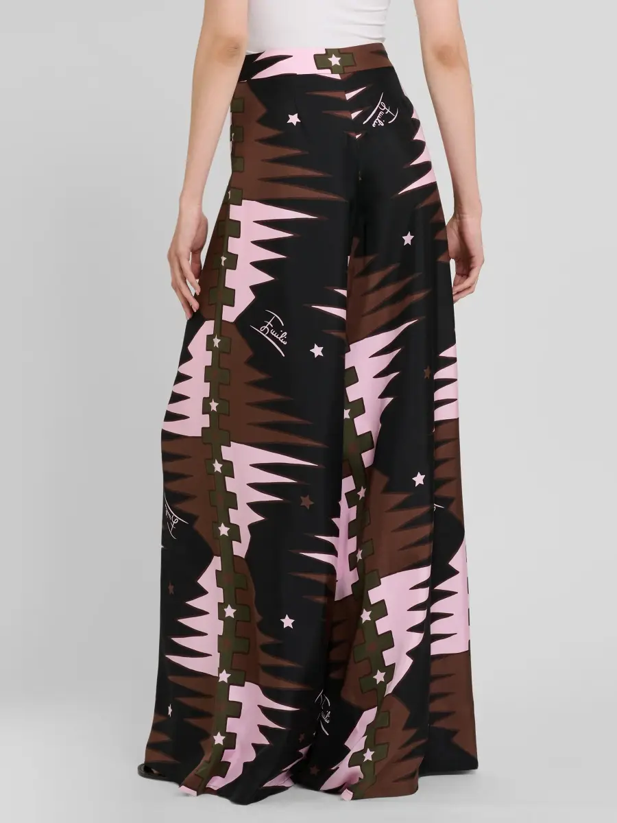 PUCCI Women's Printed Silk Twill Pants | Thumbnail 3 PUCCI Women's Printed Silk Twill Pants | Thumbnail 3