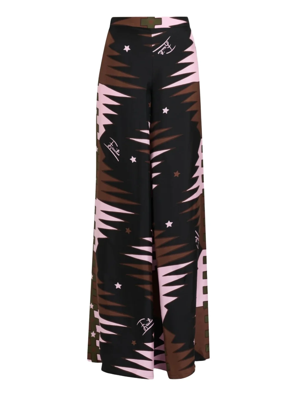 Women's Printed Silk Twill Pants Women's Printed Silk Twill Pants
