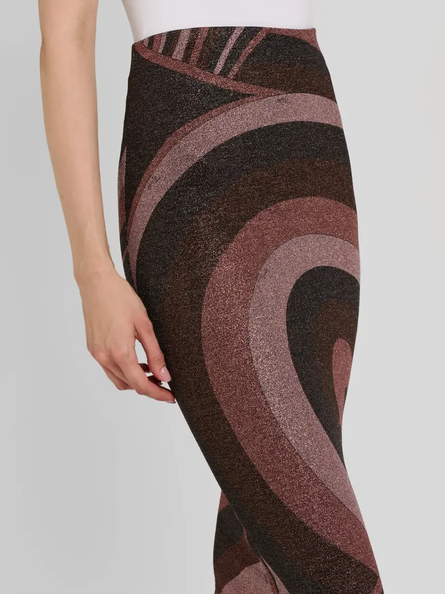 PUCCI Women's Metallic Jersey Knee-Length Skirt | Thumbnail 5 PUCCI Women's Metallic Jersey Knee-Length Skirt | Thumbnail 5