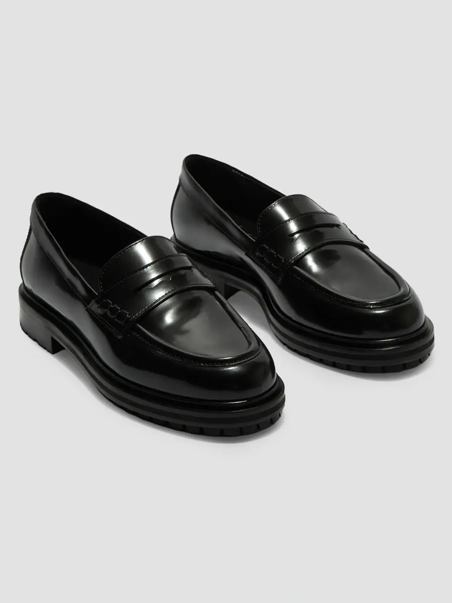 aeyde Women's Leon Polido Leather Loafers | Thumbnail 6 aeyde Women's Leon Polido Leather Loafers | Thumbnail 6